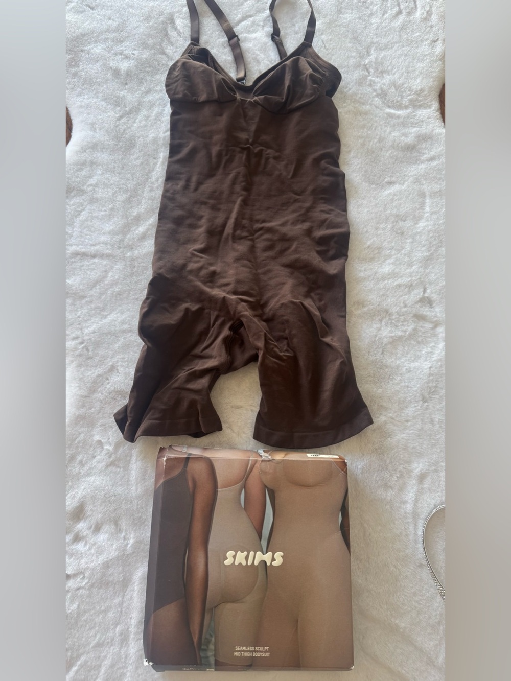 SKIMS Brown Shapewear Bodysuit